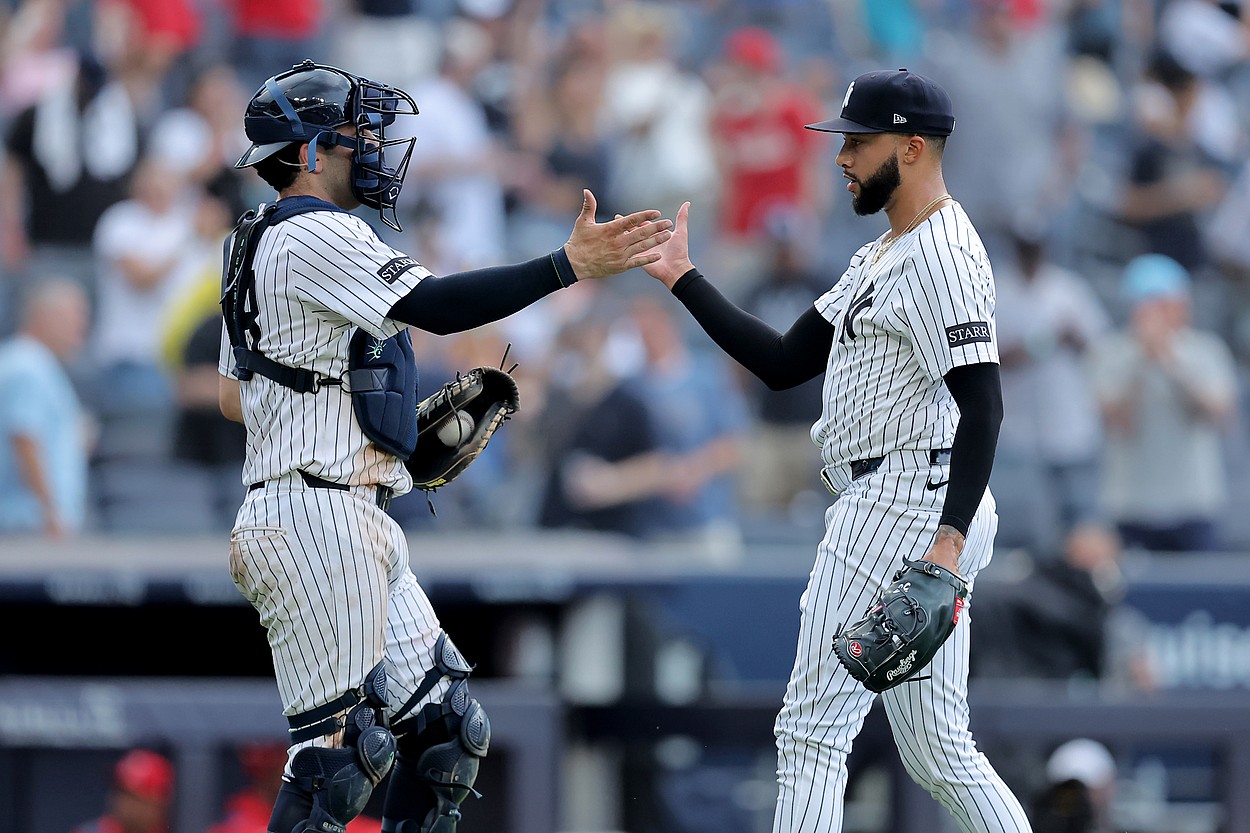 MLB: Los Angeles Angels at New York Yankees, devin williams