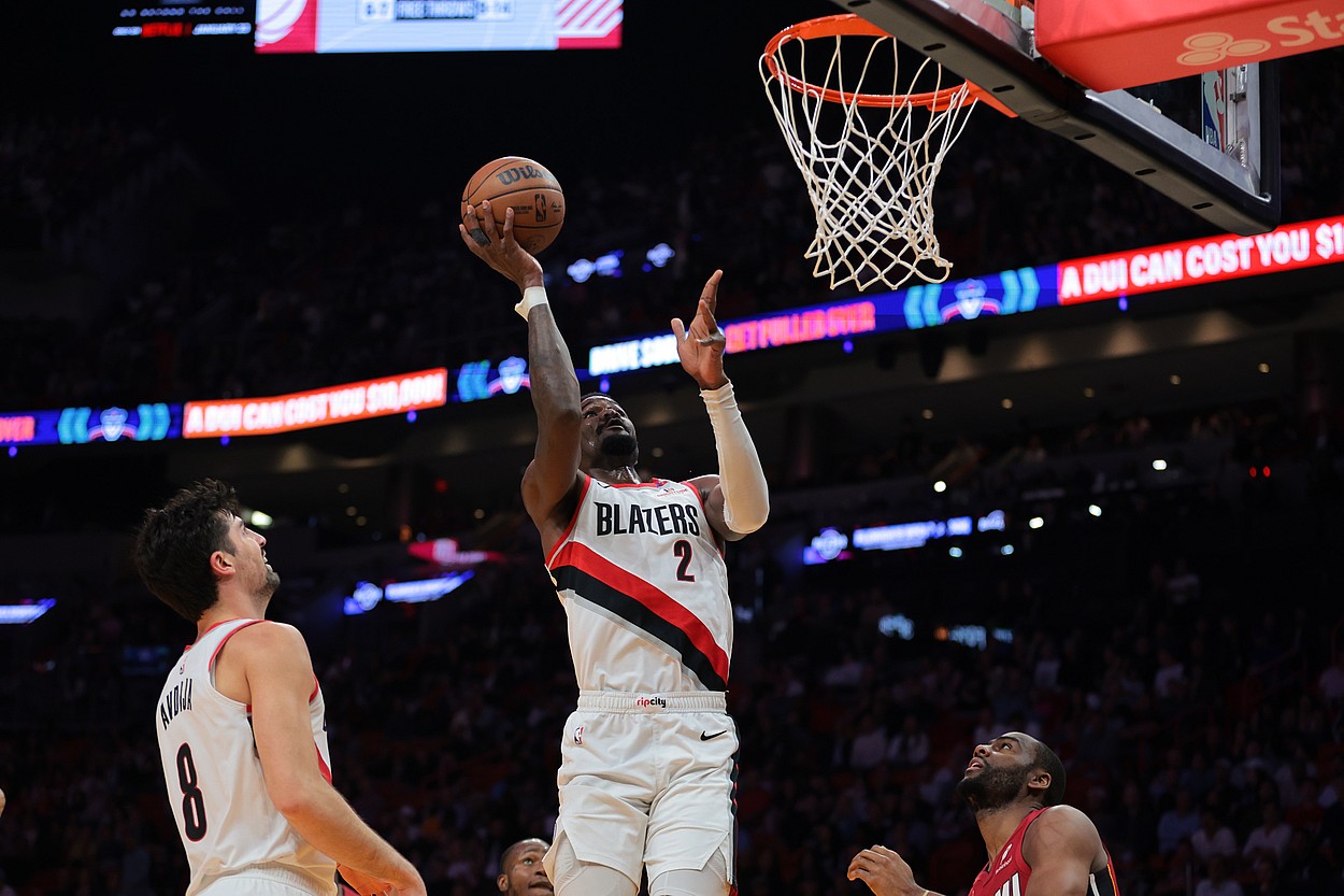 NBA: Portland Trail Blazers at Miami Heat, knicks, deandre ayton