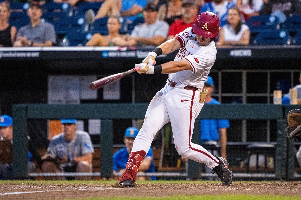 NCAA Baseball: College World Series-Arkansas v UCLA