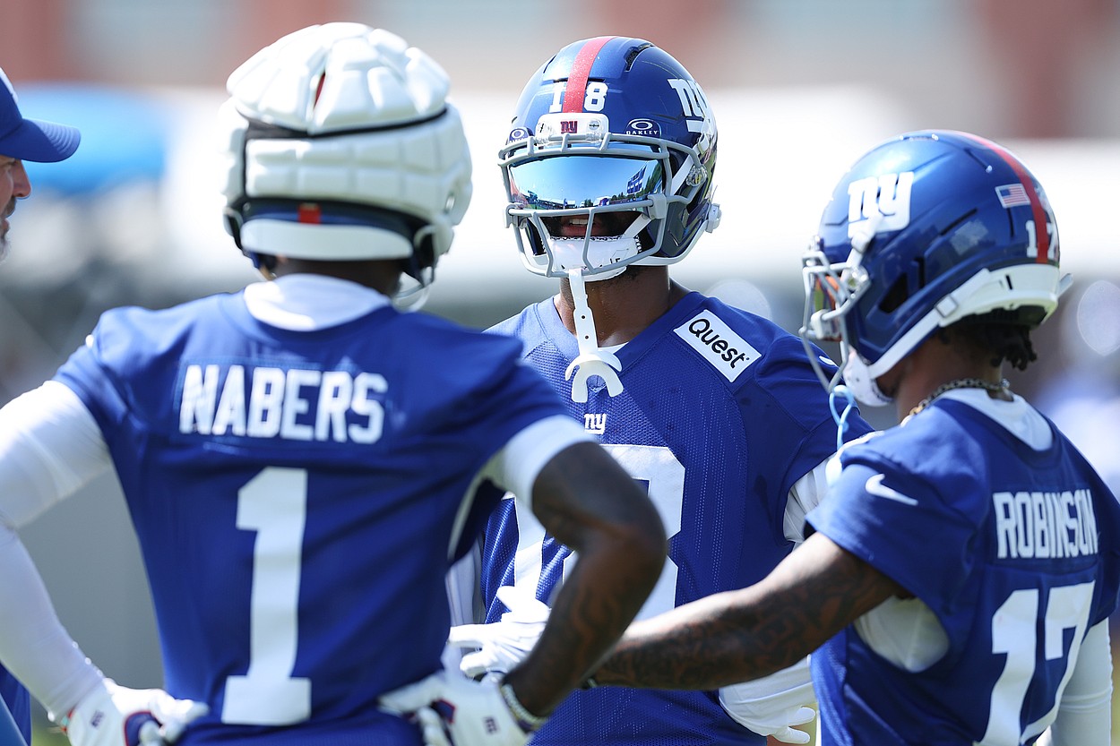 Giants, Darius Slayton, Malik Nabers, Wan'Dale Robinson