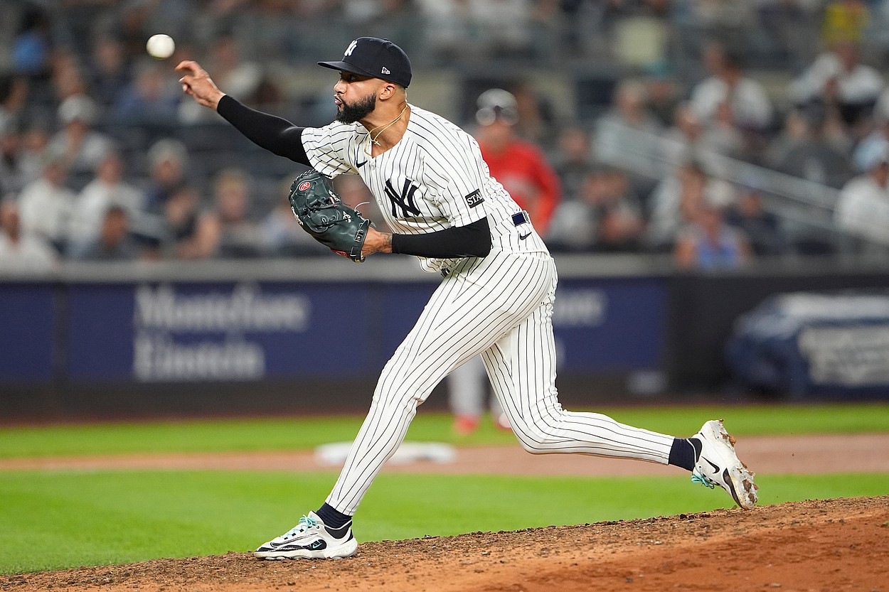 MLB: Boston Red Sox at New York Yankees, devin williams