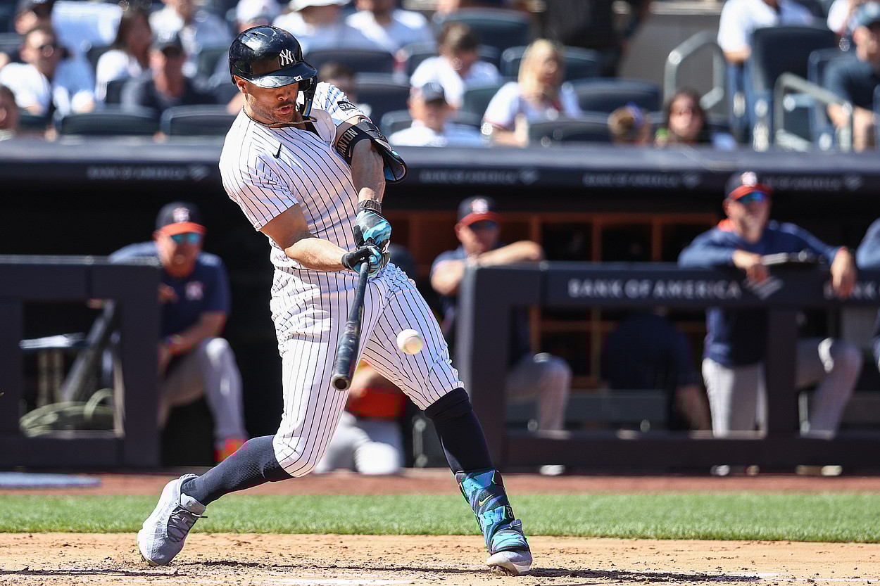 MLB: Houston Astros at New York Yankees, giancarlo stanton