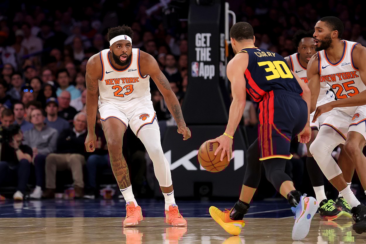 NBA: Golden State Warriors at New York Knicks