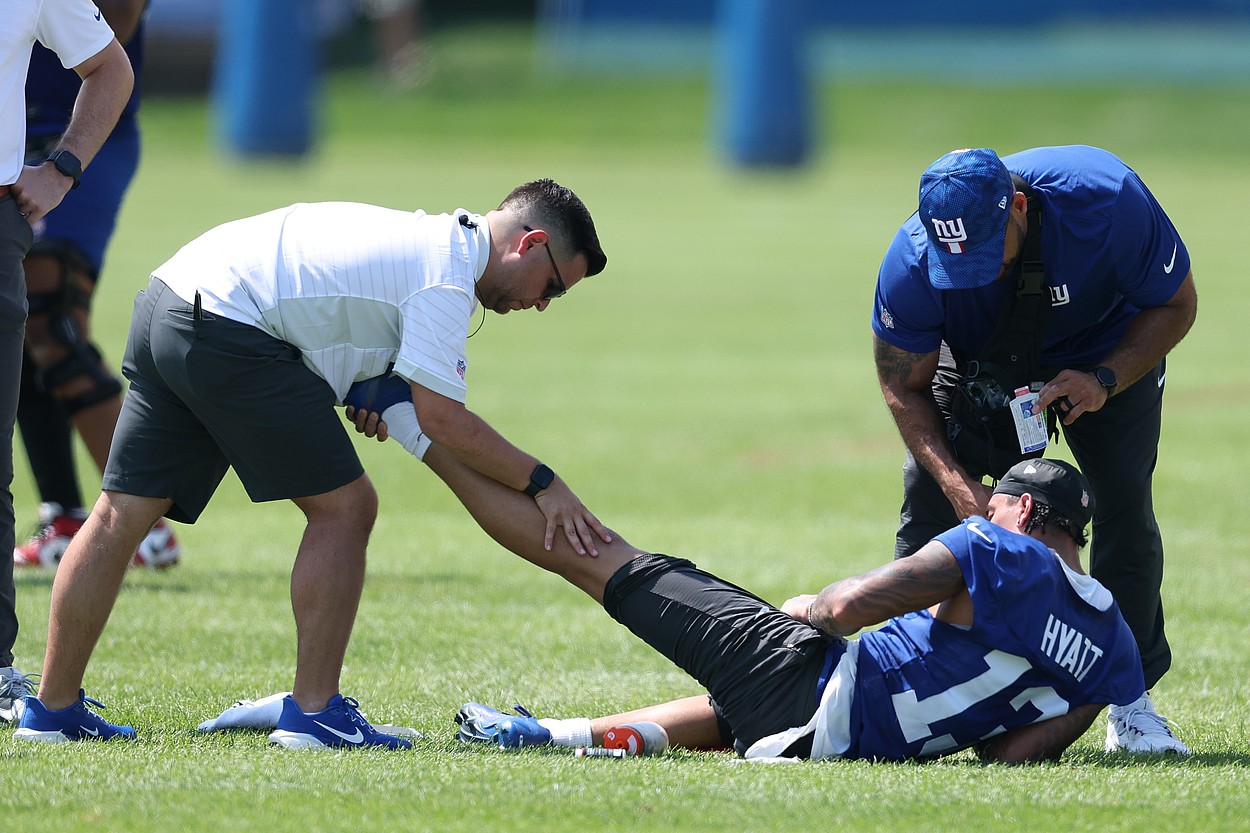 Jalin Hyatt, NFL: New York Giants Training Camp