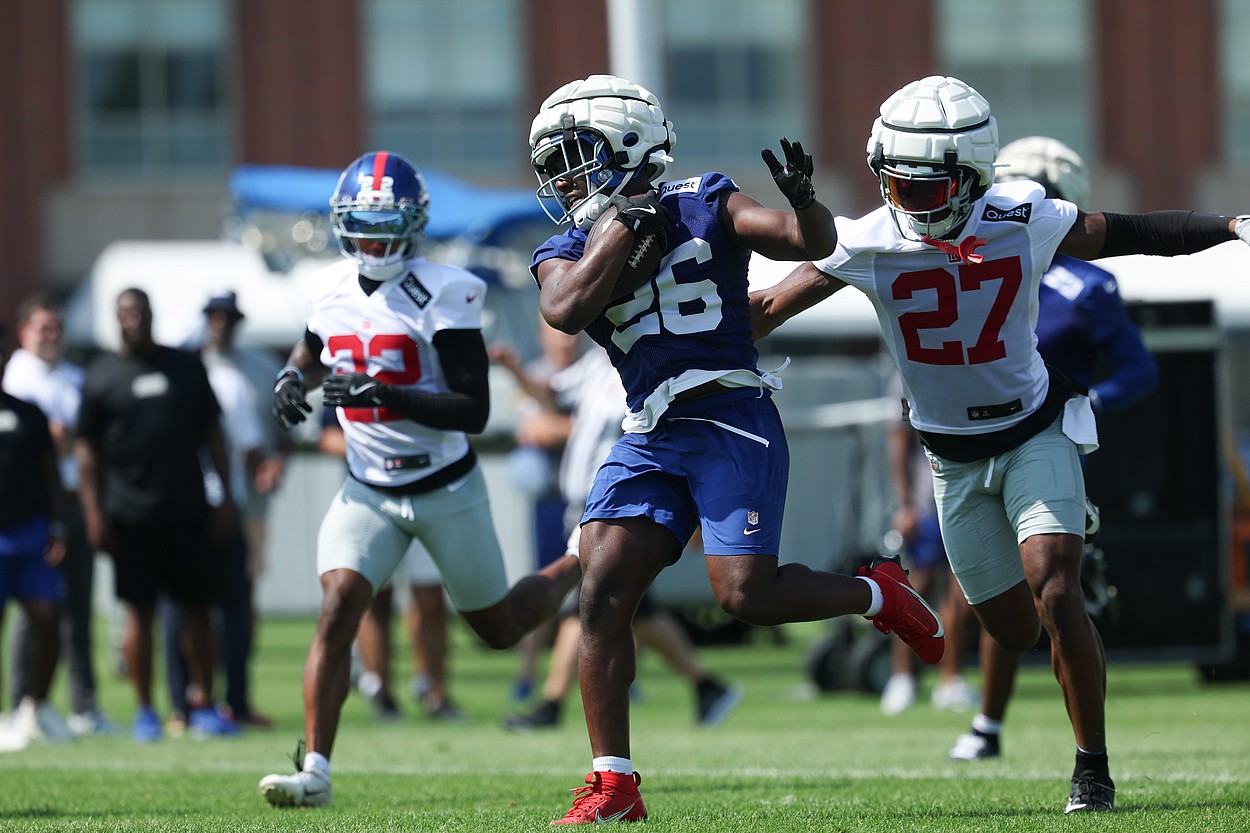 Devin Singletary, NFL: New York Giants Training Camp