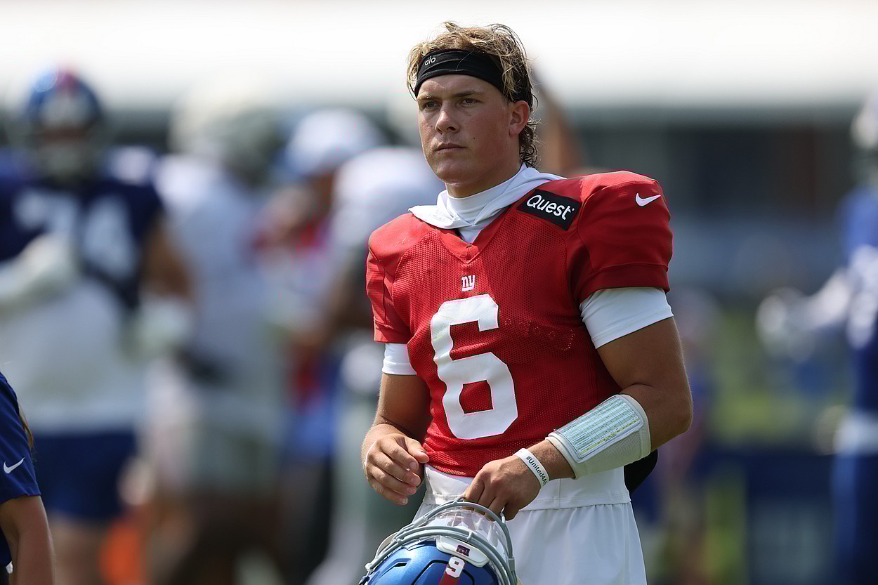 NFL: New York Giants Training Camp, jaxson dart