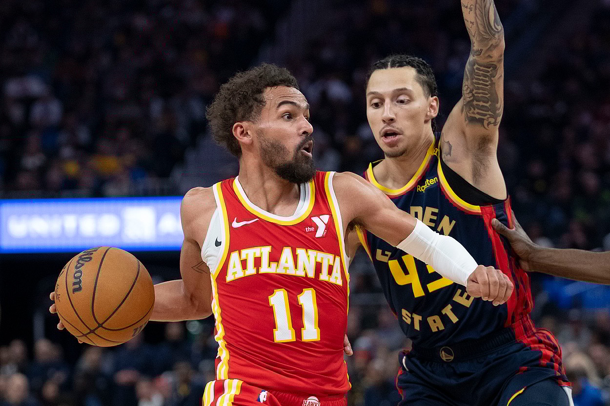 Trae Young, NBA: Atlanta Hawks at Golden State Warriors