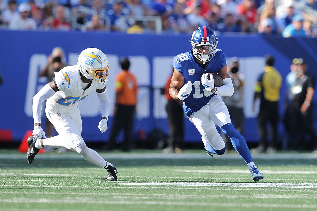 NFL: Los Angeles Chargers at New York Giants, darius slayton