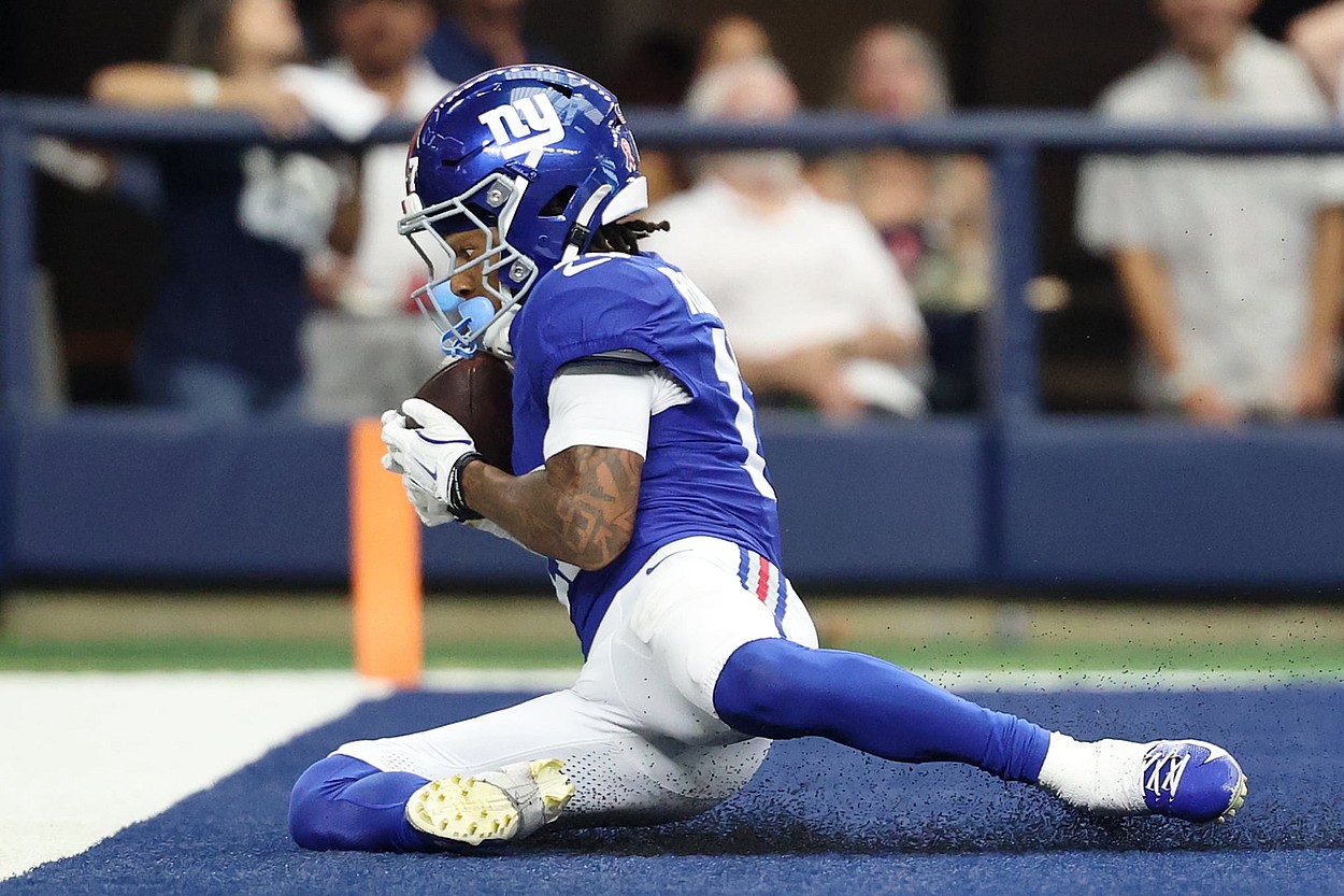 Wan’Dale Robinson, NFL: New York Giants at Dallas Cowboys
