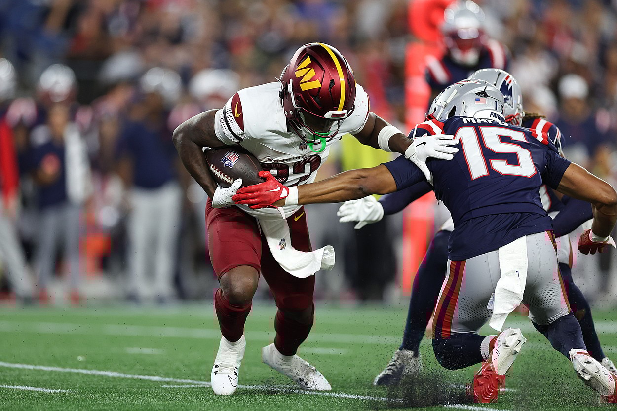 Jacory Croskey-Merritt, Commanders, Giants