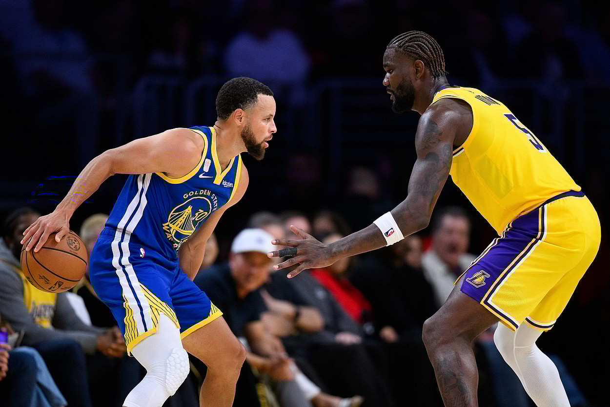Stephen Curry, NBA: Golden State Warriors at Los Angeles Lakers