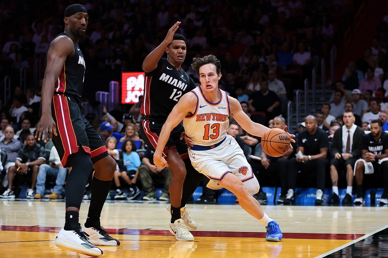 NBA: New York Knicks at Miami Heat, tyler kolek