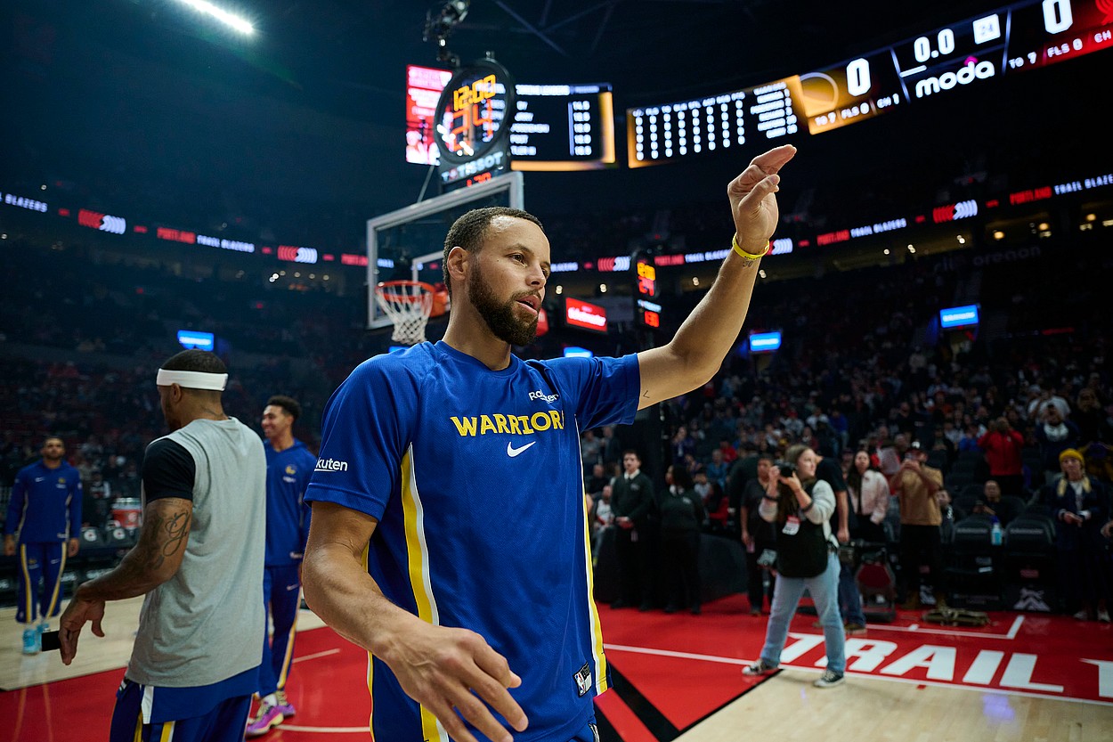 NBA: Preseason-Golden State Warriors at Portland Trail Blazers