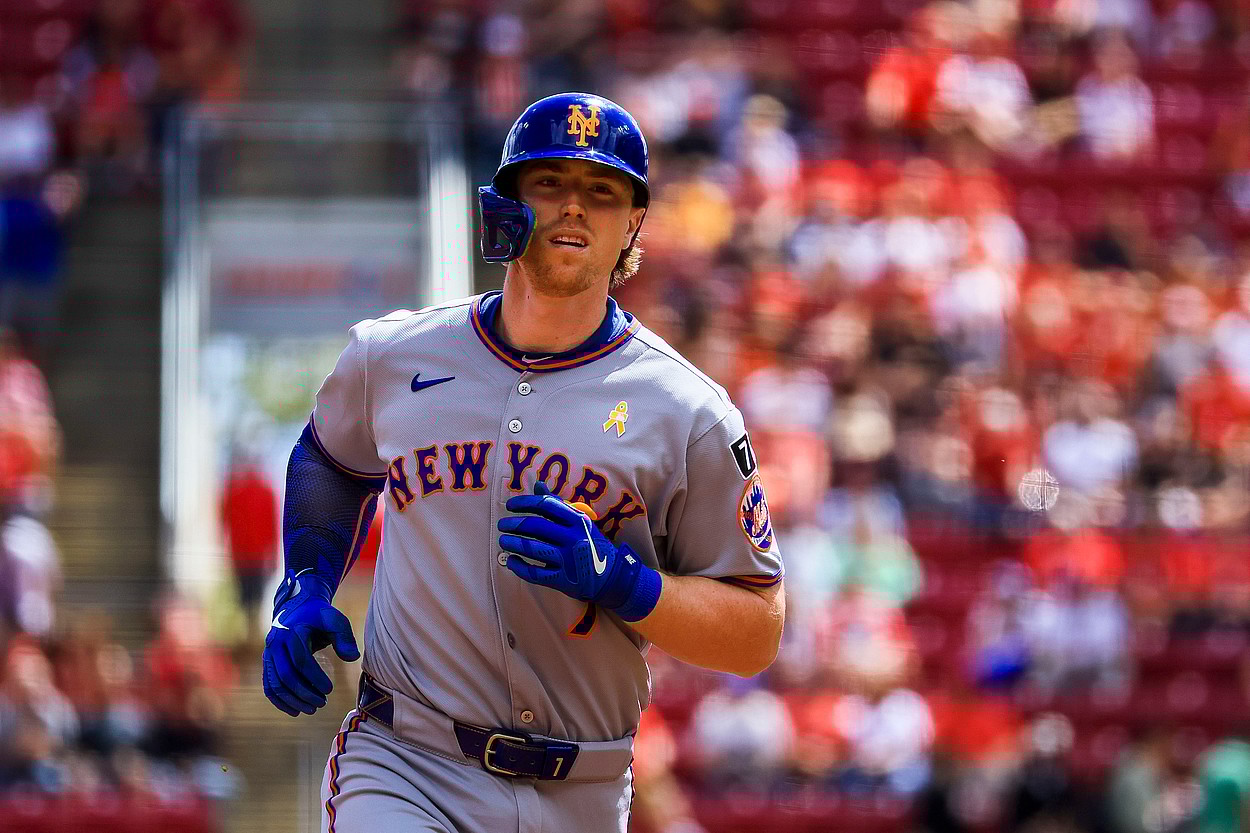MLB: New York Mets at Cincinnati Reds, brett baty