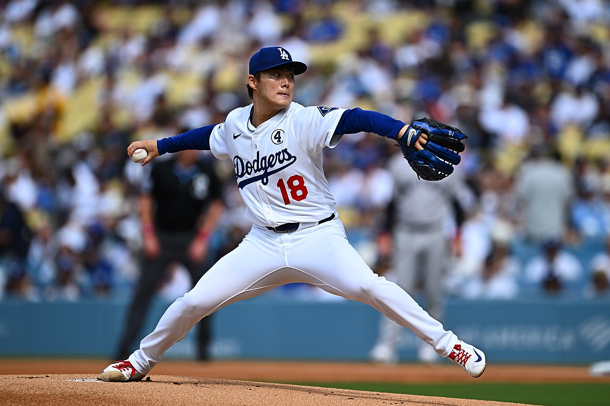MLB: New York Yankees at Los Angeles Dodgers