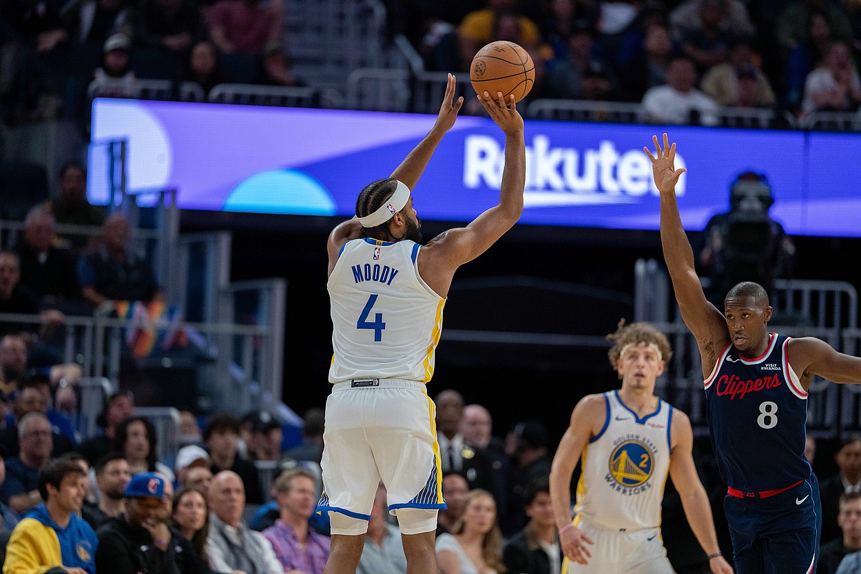 Moses Moody, NBA: Los Angeles Clippers at Golden State Warriors