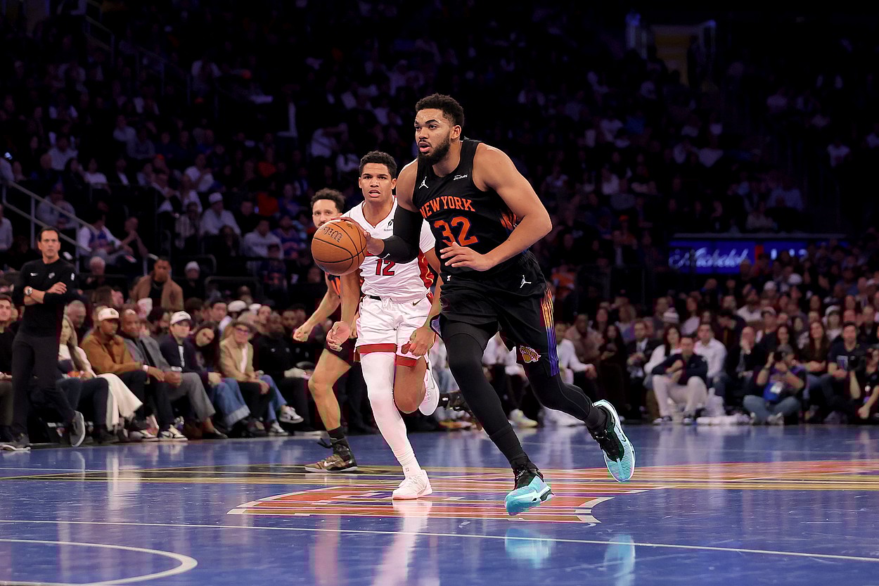 NBA: Miami Heat at New York Knicks