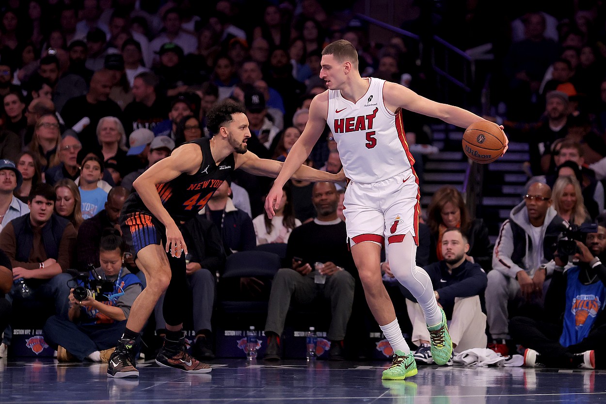 NBA: Miami Heat at New York Knicks
