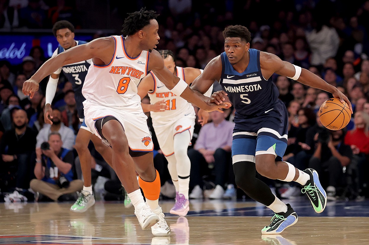 NBA: Minnesota Timberwolves at New York Knicks, og anunoby