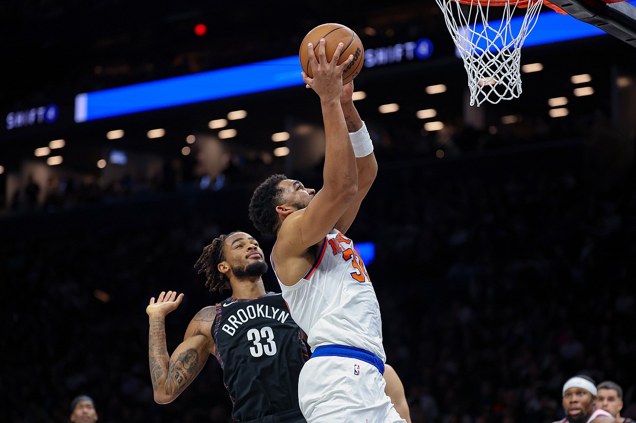 NBA: New York Knicks at Brooklyn Nets