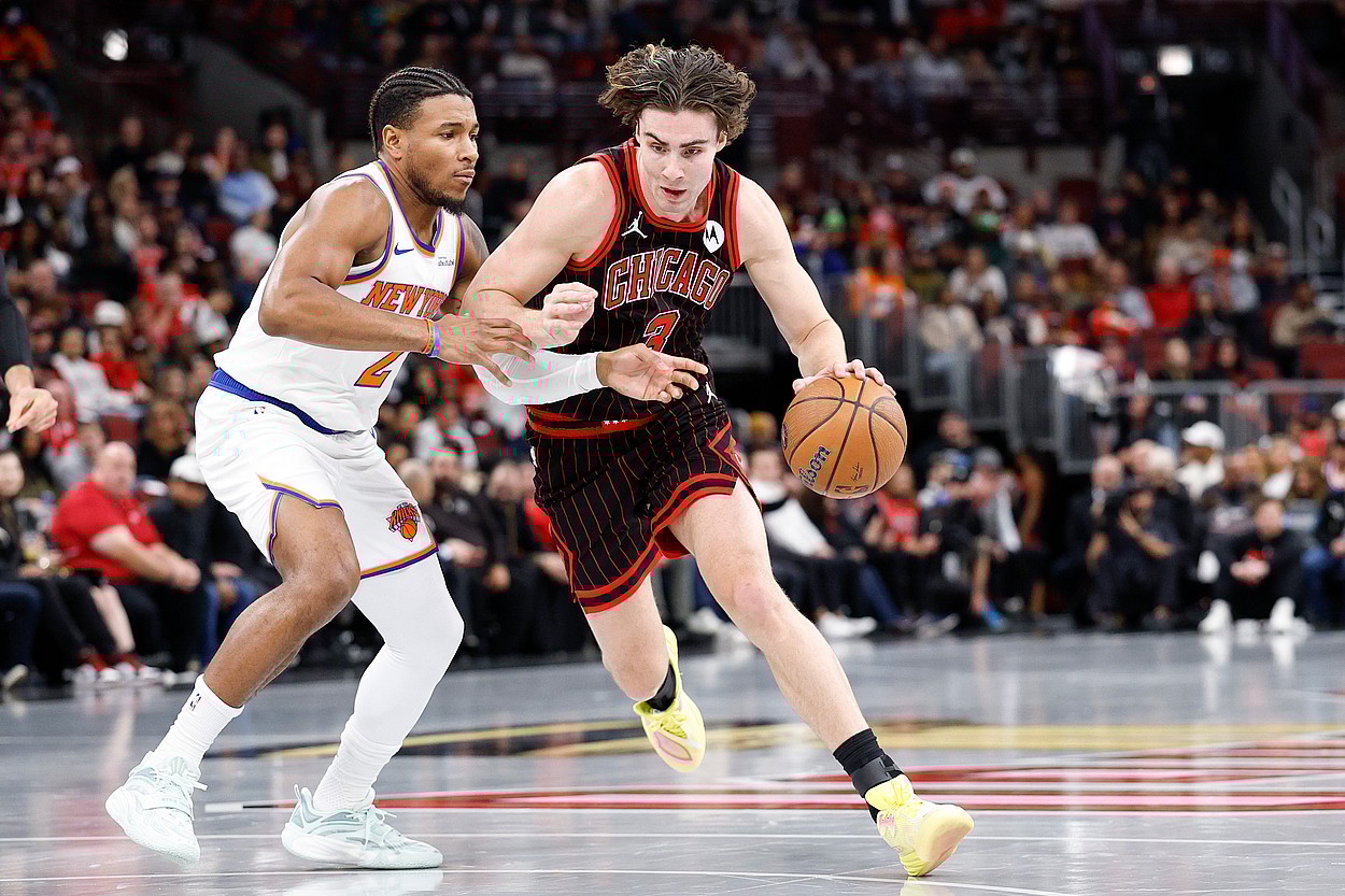 NBA: New York Knicks at Chicago Bulls, miles mcbride