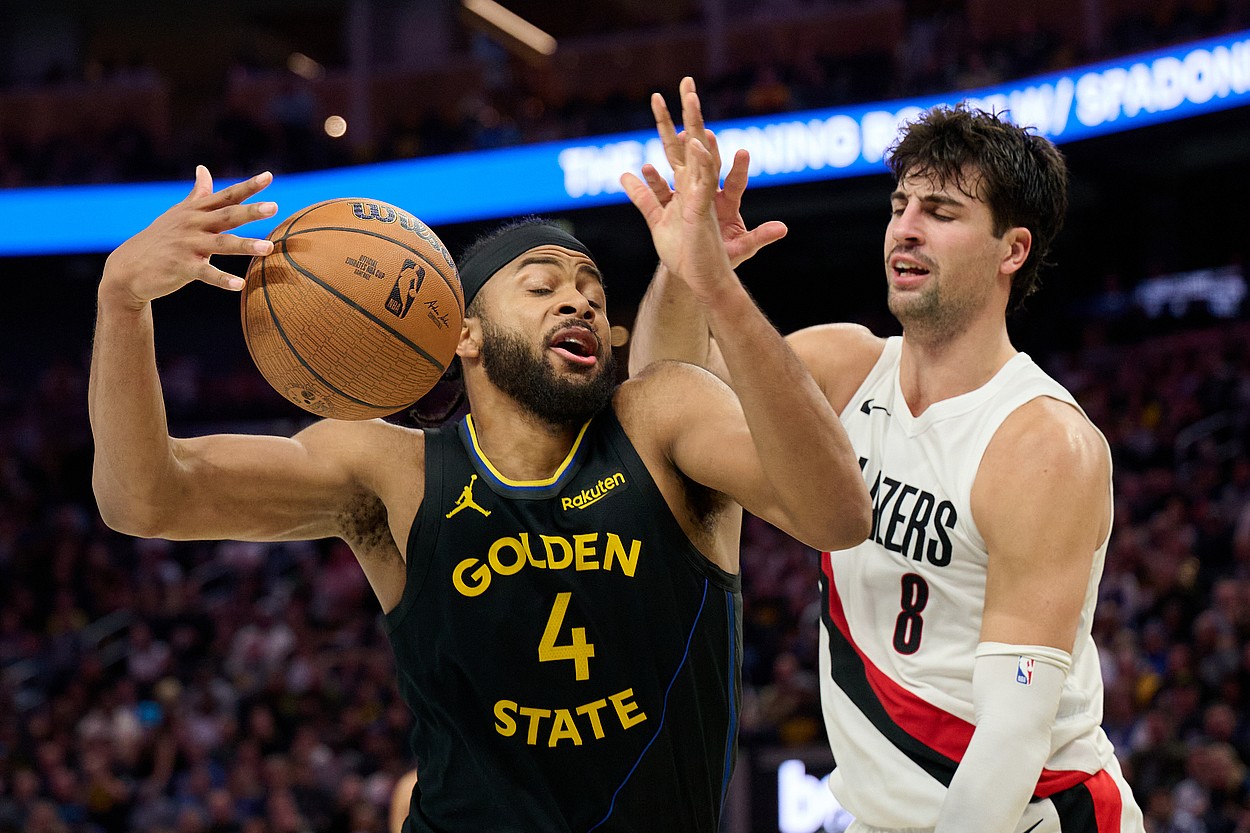 NBA: Portland Trail Blazers at Golden State Warriors