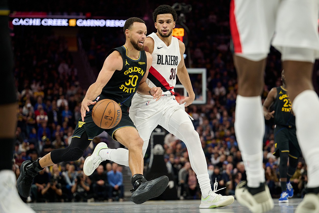 NBA: Portland Trail Blazers at Golden State Warriors