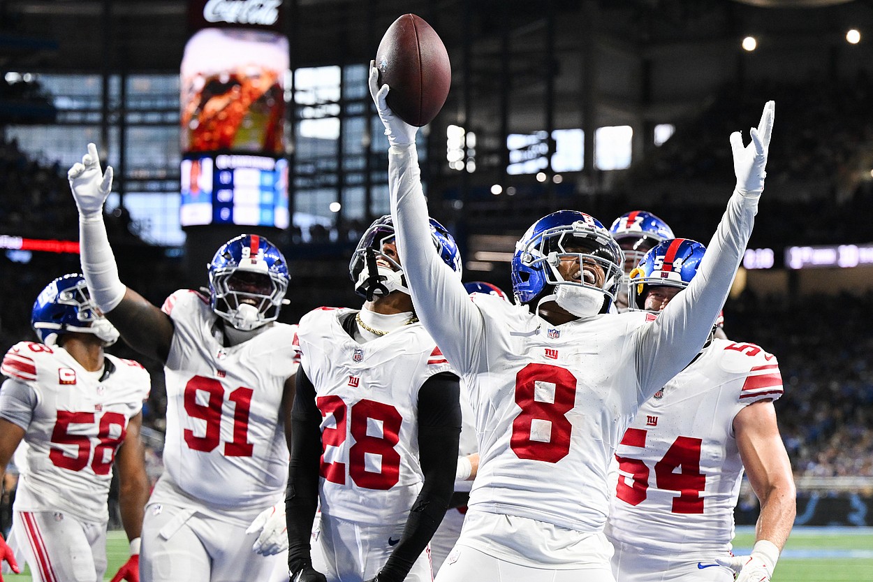 Jevon Holland, NFL: New York Giants at Detroit Lions