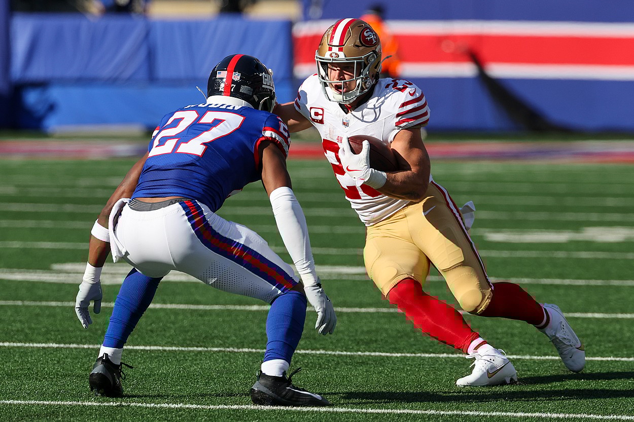 tyler nubin, NFL: San Francisco 49ers at New York Giants
