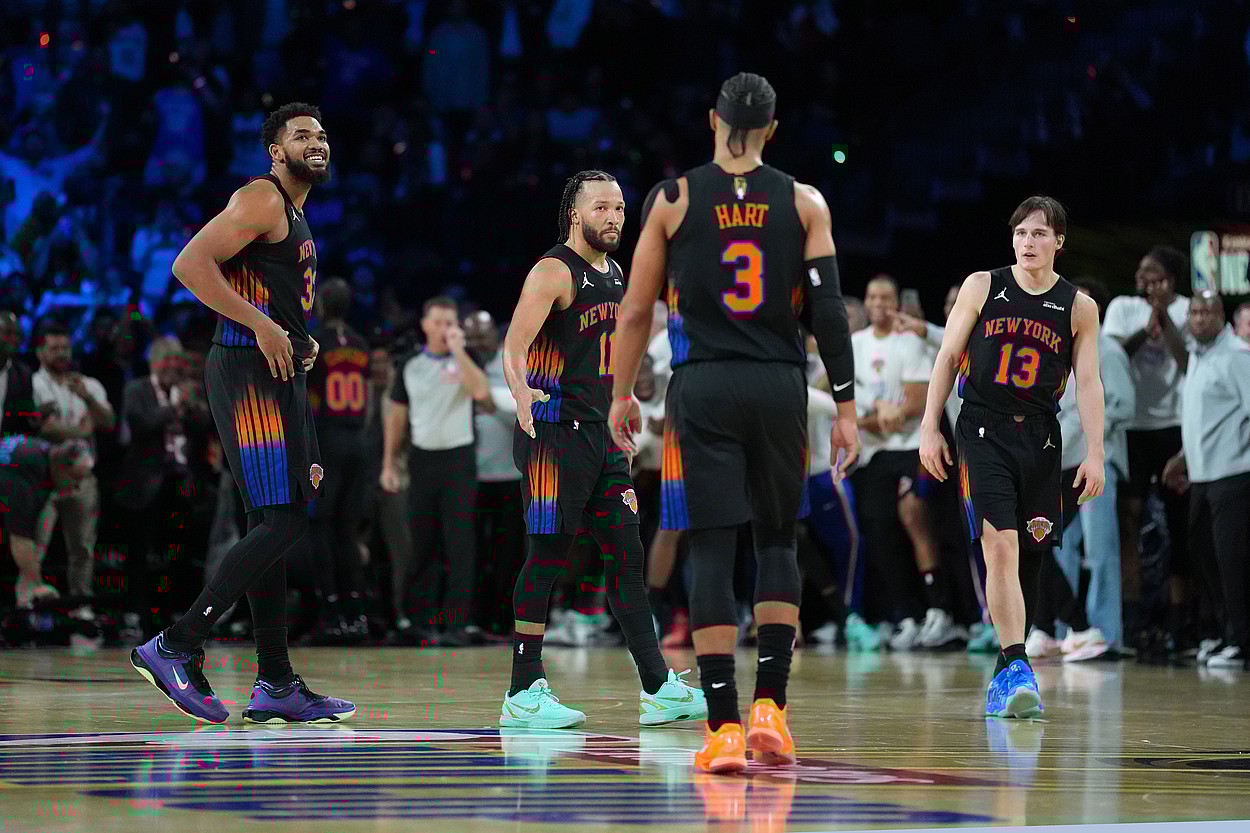 NBA: Emirates Cup Championship-San Antonio Spurs at New York Knicks