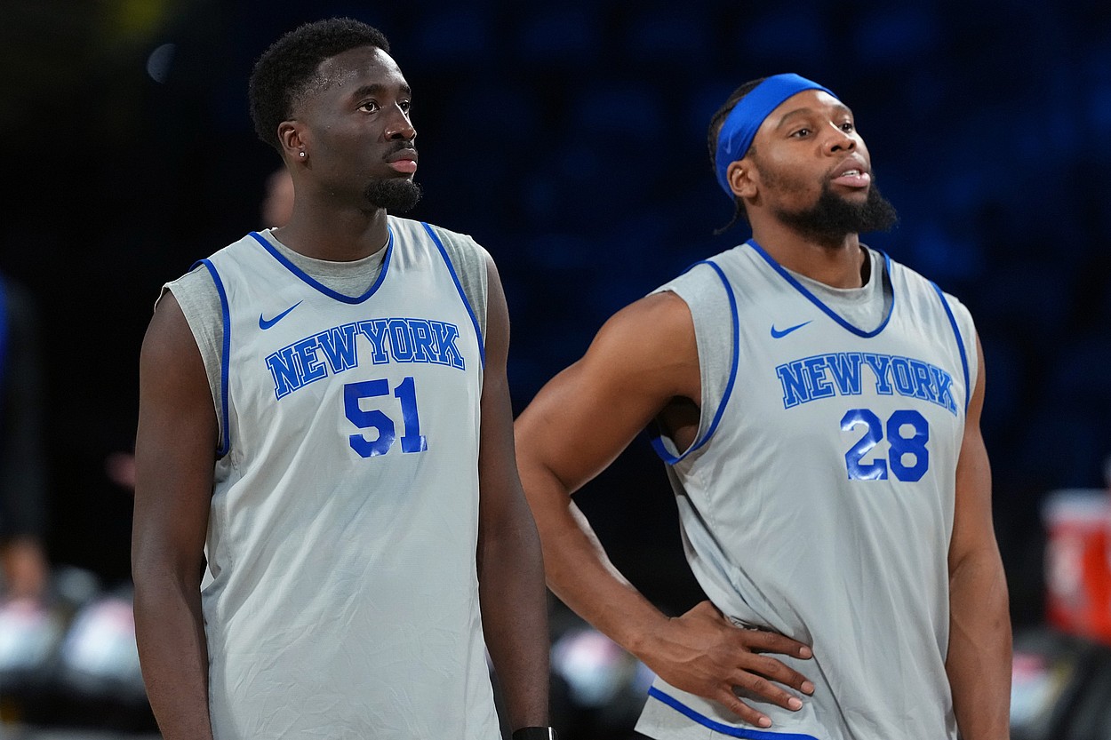 NBA: Emirates Cup-New York Knicks Workout