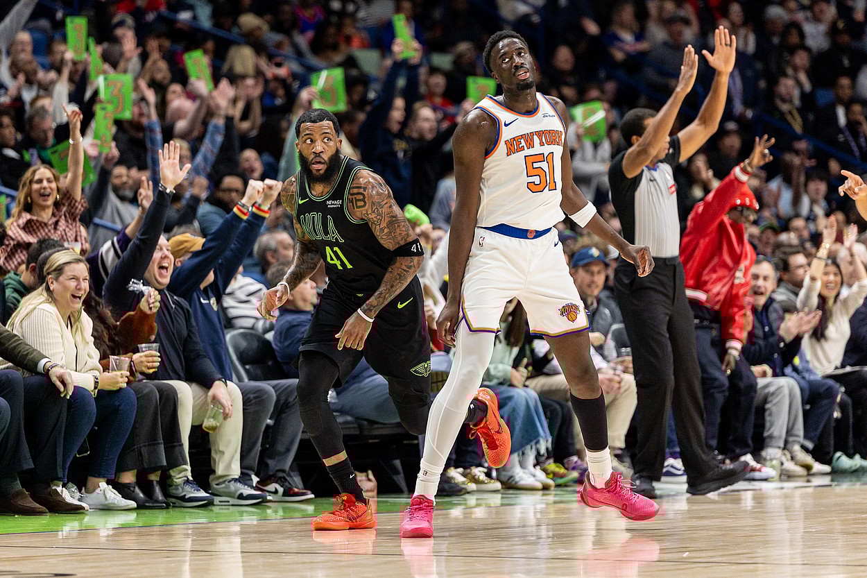 NBA: New York Knicks at New Orleans Pelicans