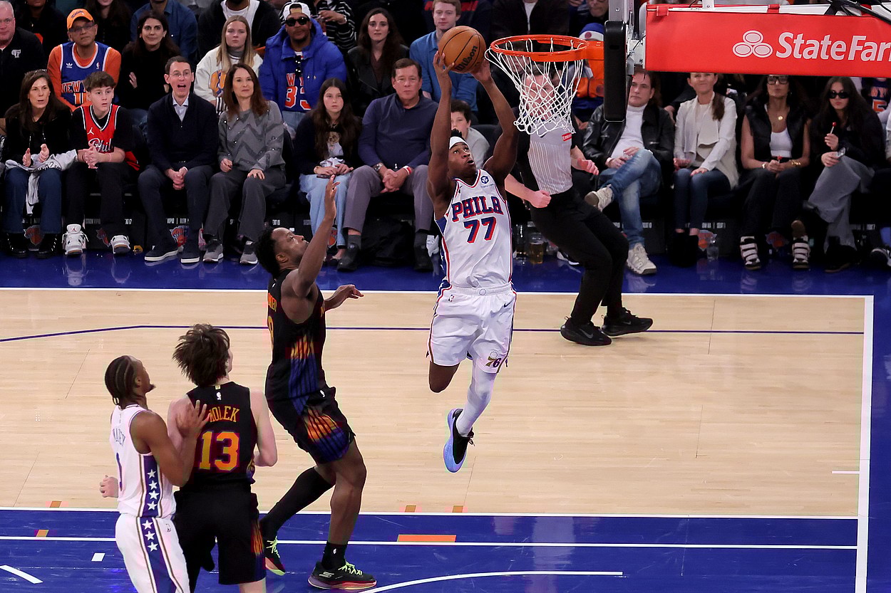 NBA: Philadelphia 76ers at New York Knicks