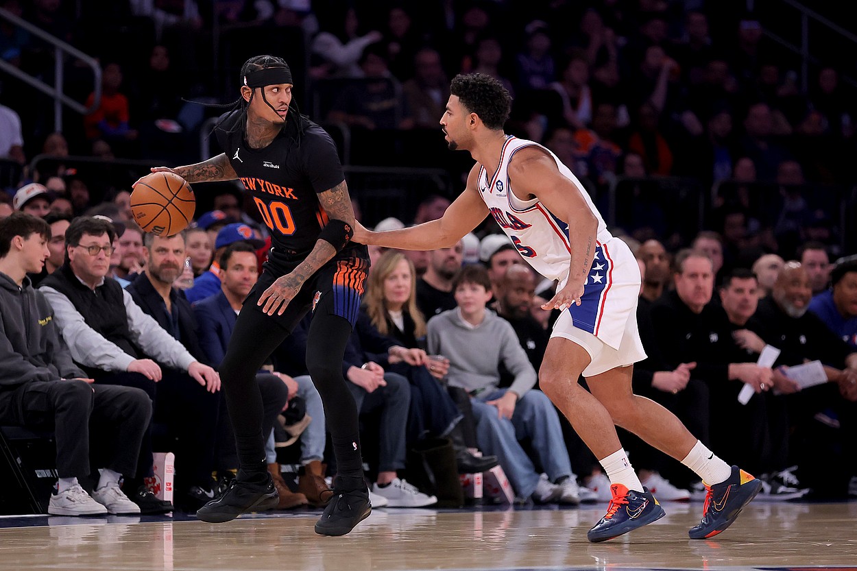 NBA: Philadelphia 76ers at New York Knicks