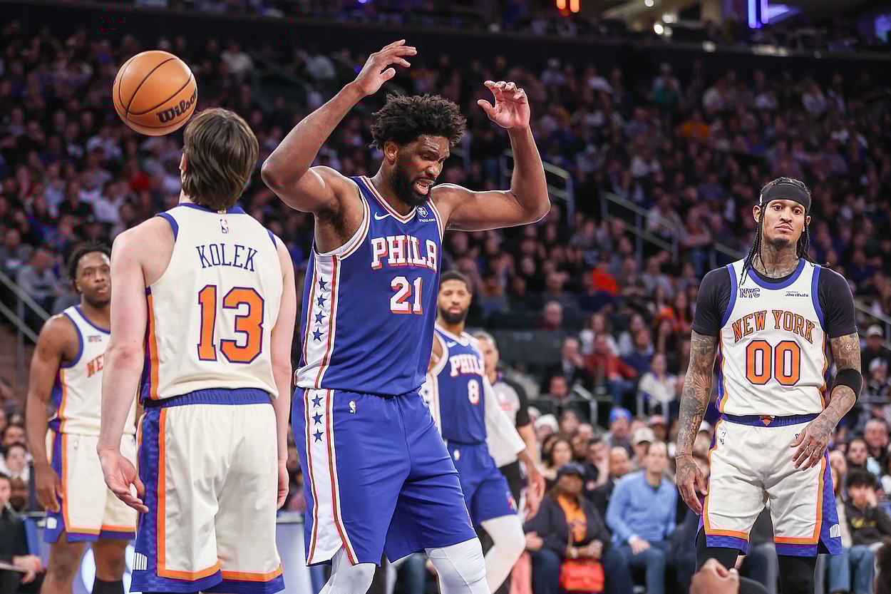 NBA: Philadelphia 76ers at New York Knicks