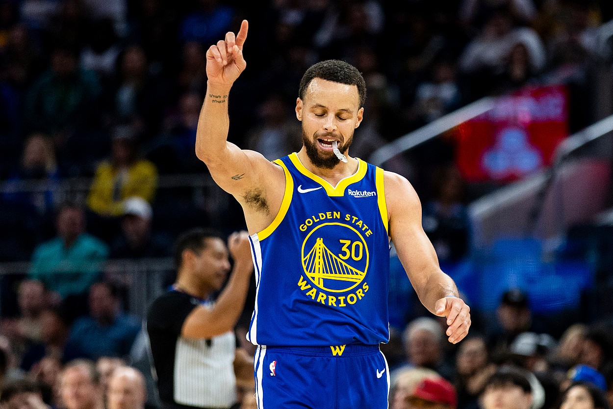 Stephen Curry, NBA: Utah Jazz at Golden State Warriors