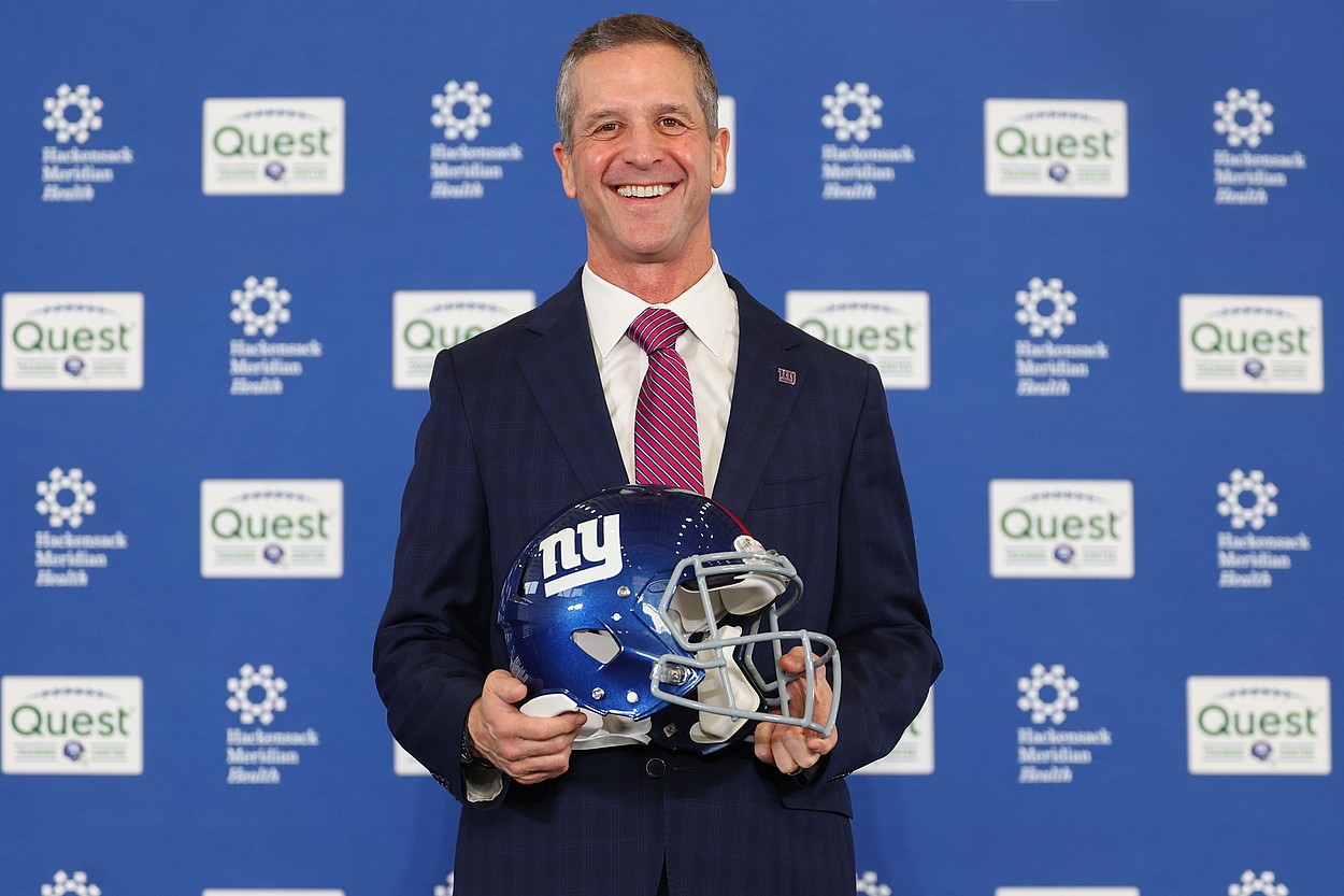 John Harbaugh, NFL: New York Giants Head Coach John Harbaugh Introductory Press Conference