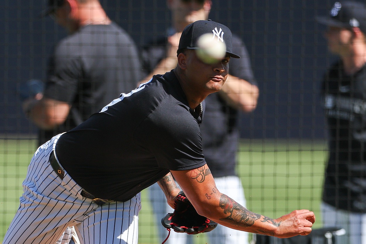 MLB: New York Yankees-Workouts