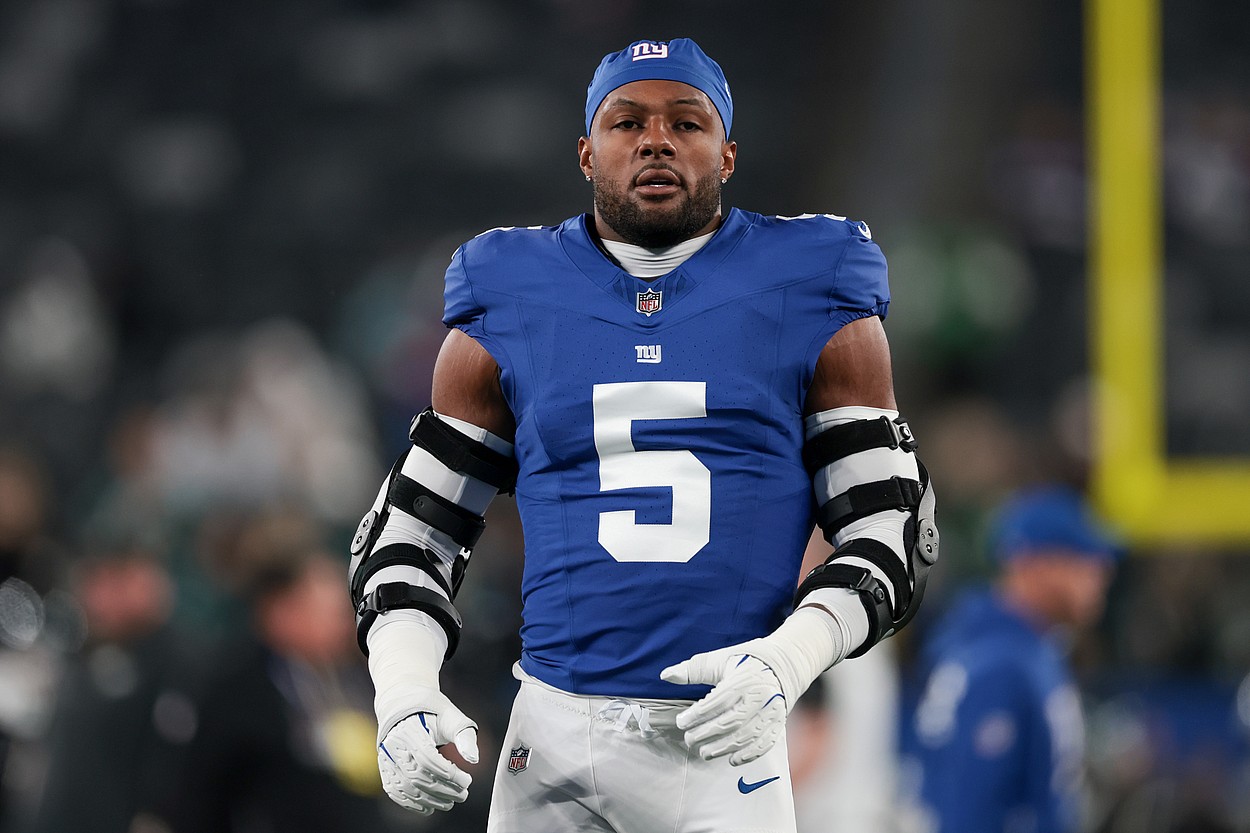 Kayvon Thibodeaux, NFL: Philadelphia Eagles at New York Giants