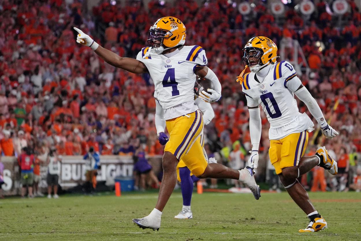 Mansoor Delane, giants, NFL Draft, NCAA Football: Louisiana State at Clemson