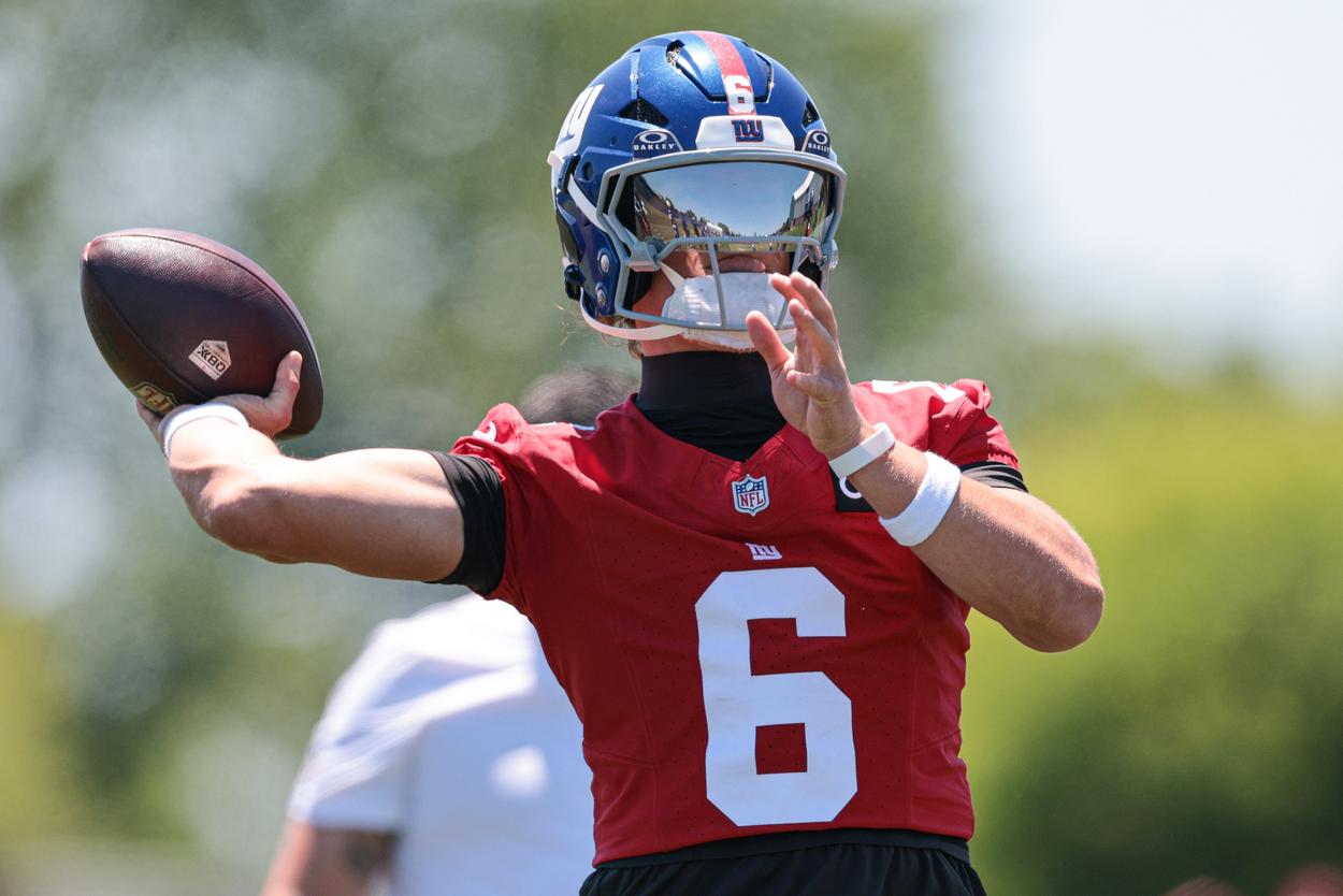 Jaxson Dart, NFL: New York Giants OTA
