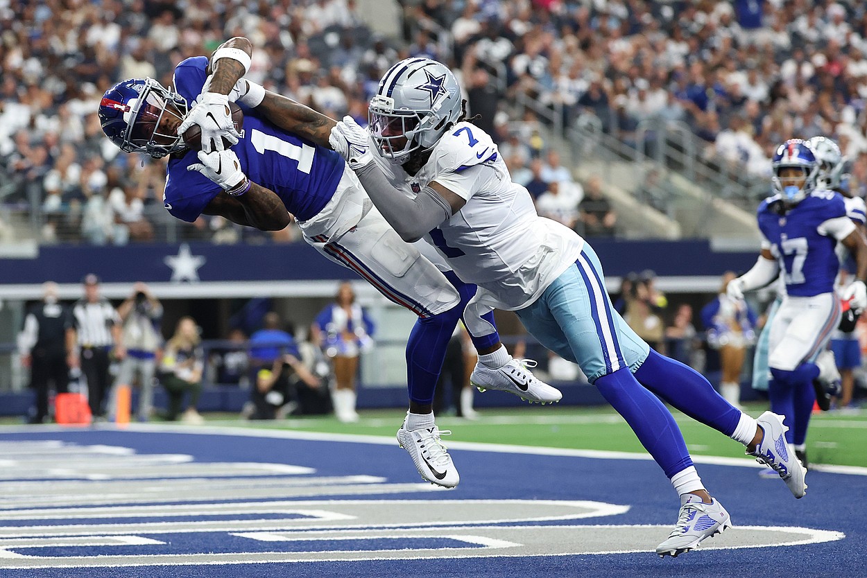 Malik Nabers, NFL: New York Giants at Dallas Cowboys