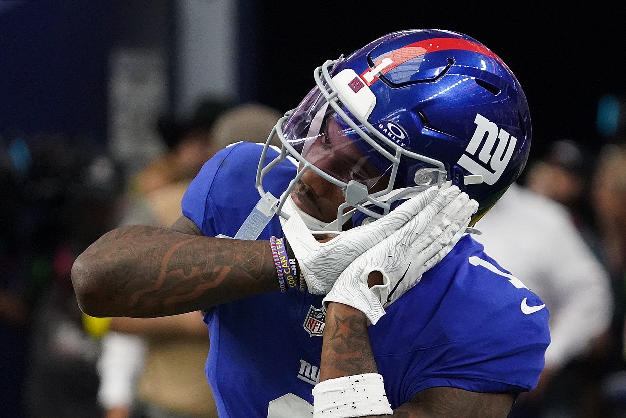 Malik Nabers, NFL: New York Giants at Dallas Cowboys