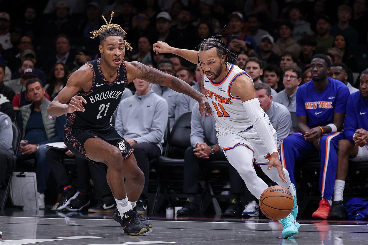 NBA: New York Knicks at Brooklyn Nets