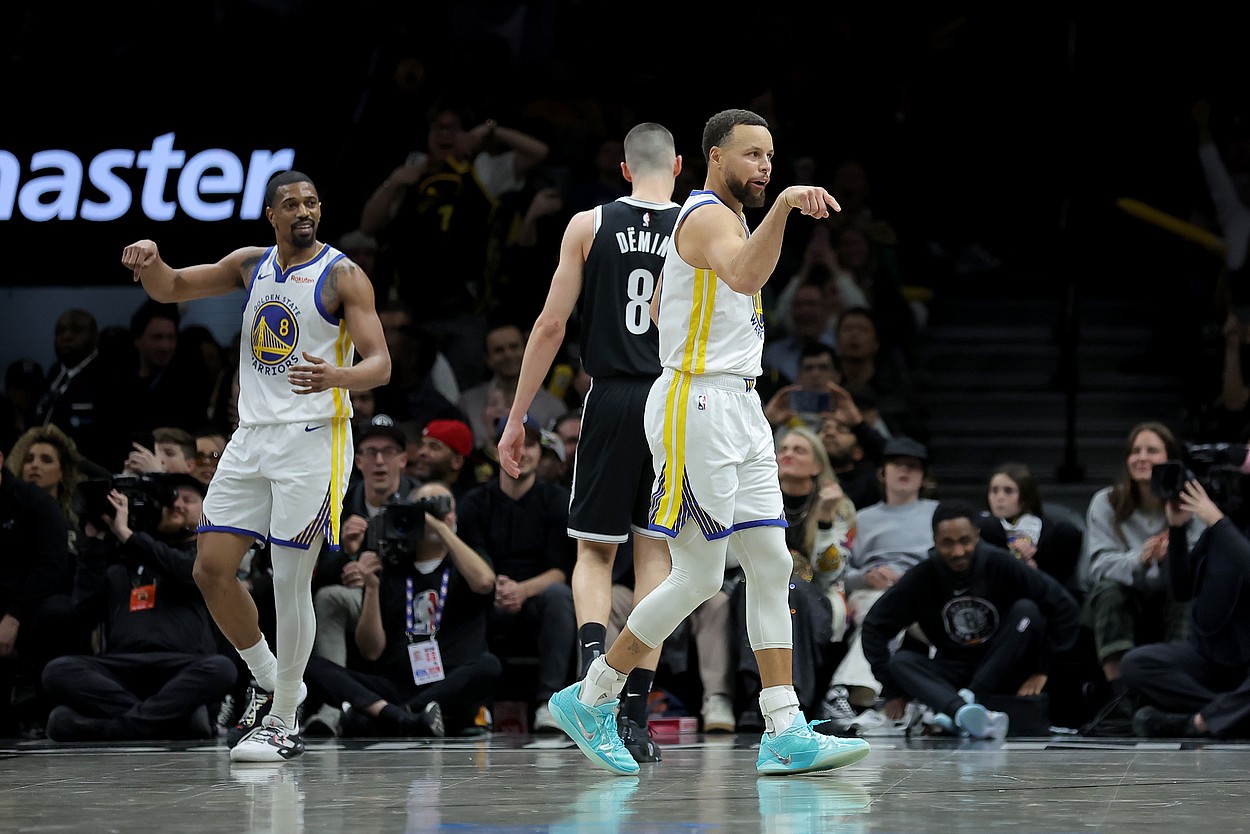 NBA: Golden State Warriors at Brooklyn Nets