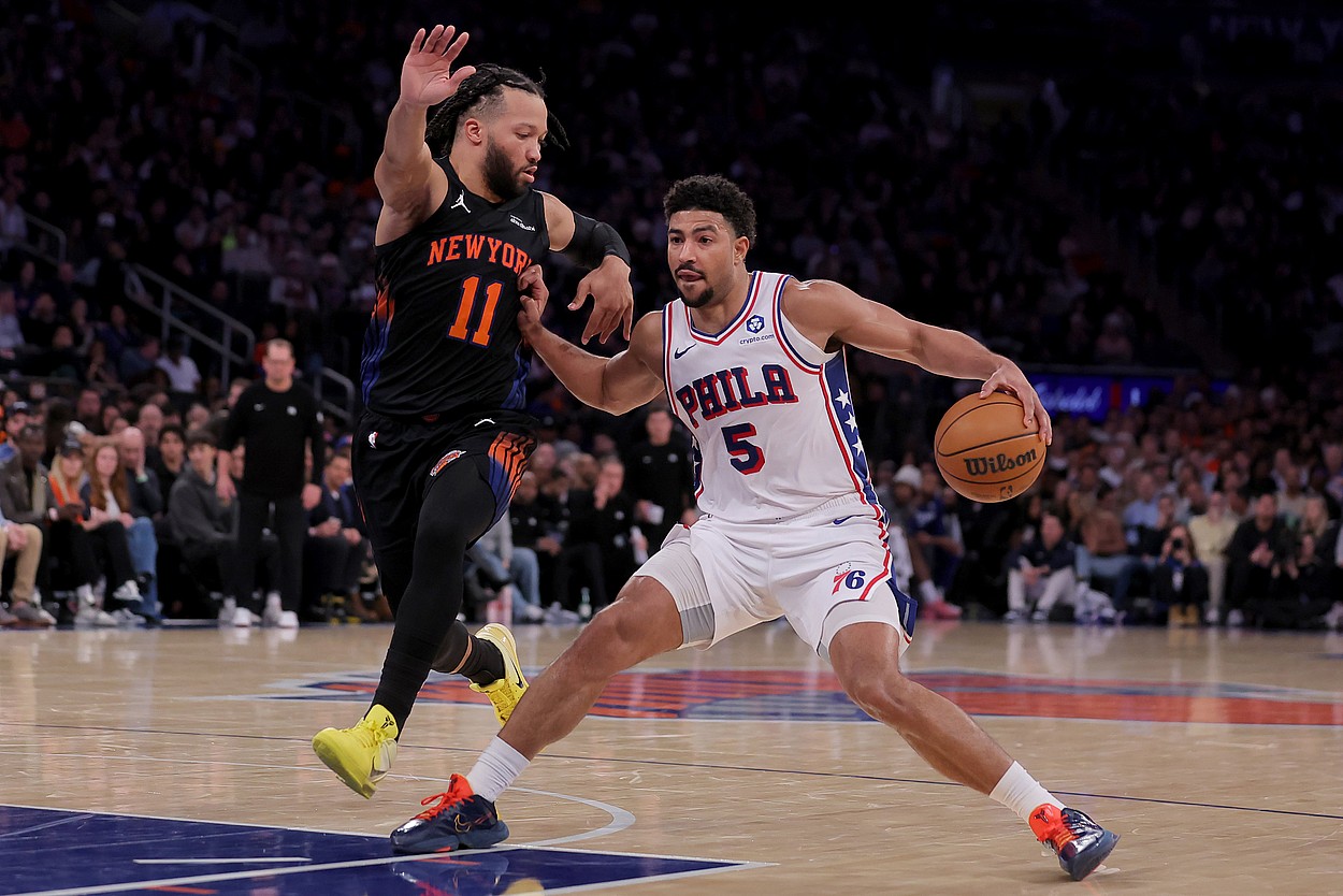 NBA: Philadelphia 76ers at New York Knicks