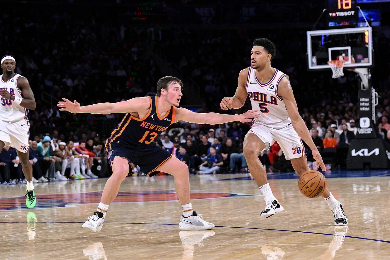 NBA: Philadelphia 76ers at New York Knicks