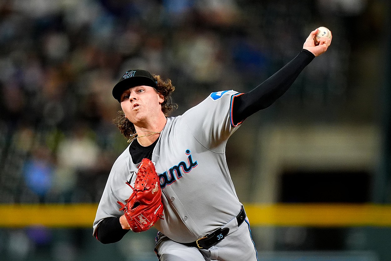 MLB: Miami Marlins at Colorado Rockies