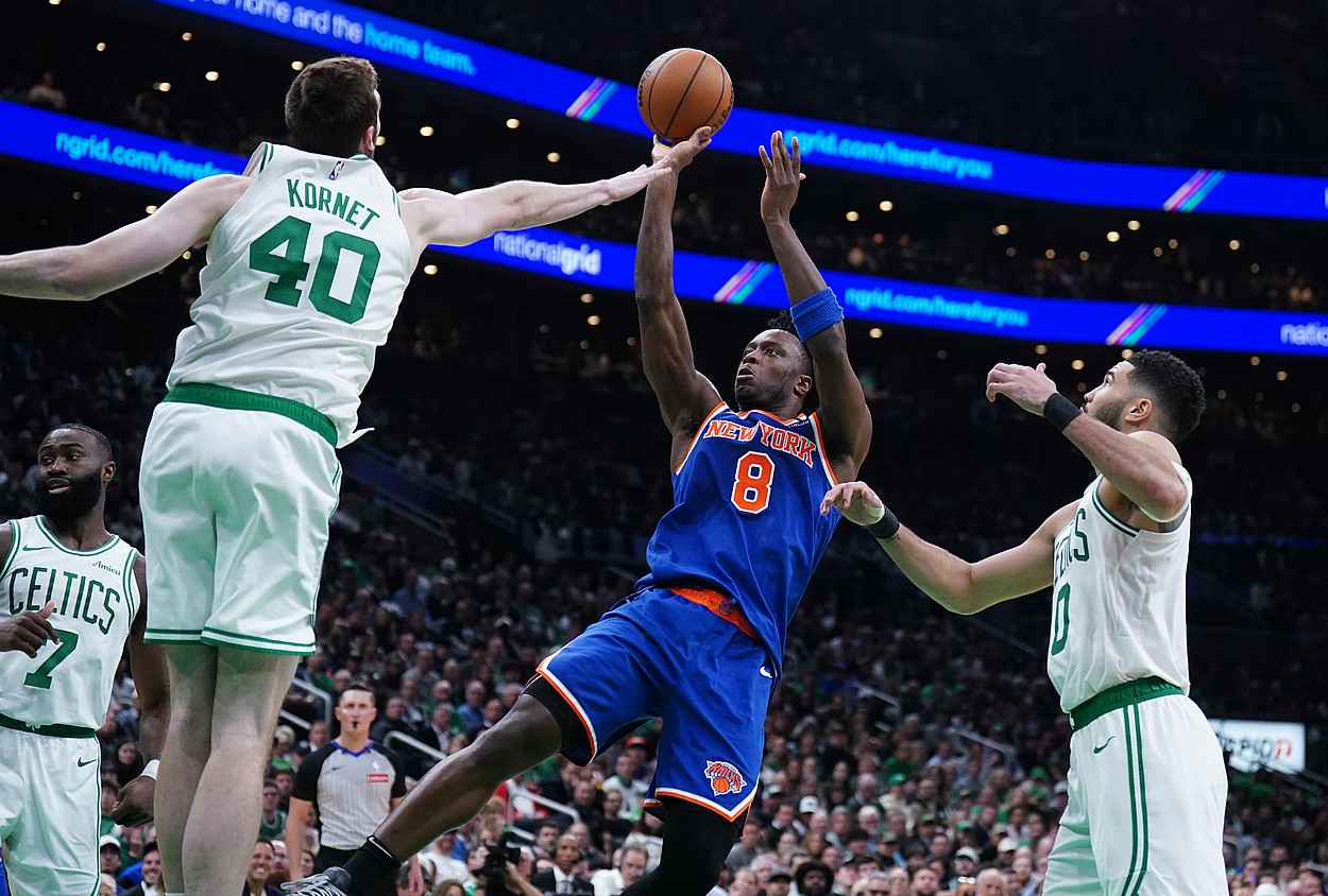 NBA: Playoffs-New York Knicks at Boston Celtics