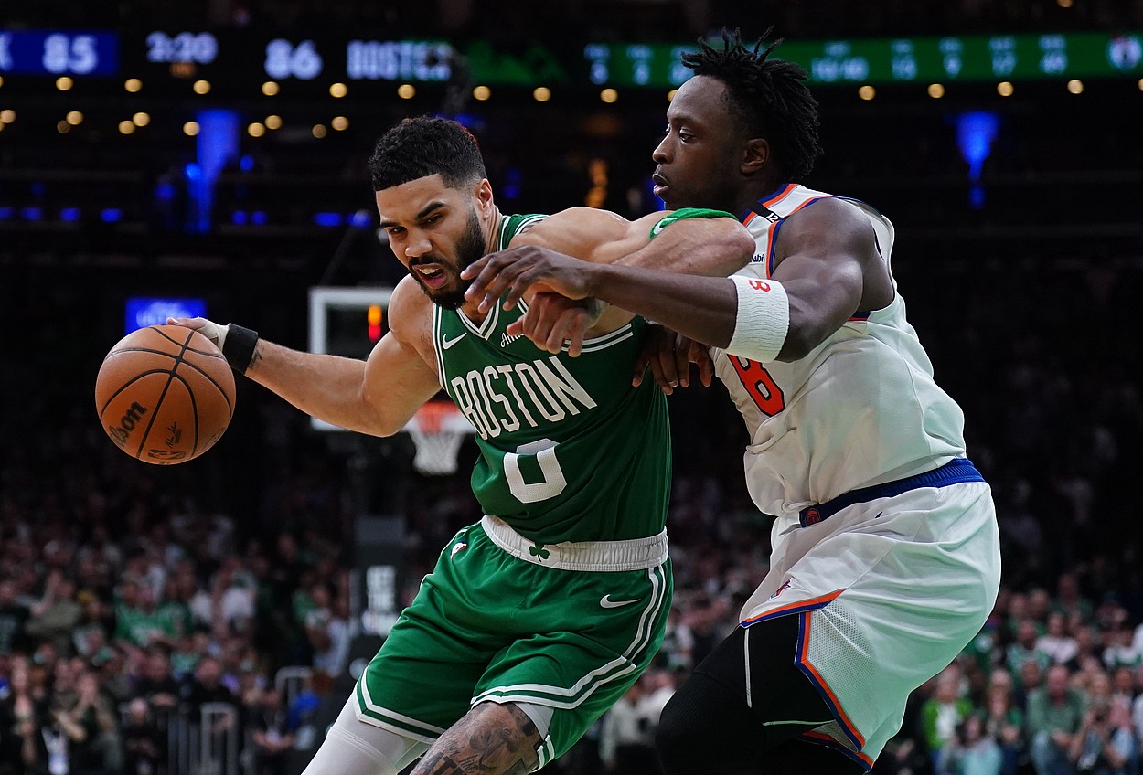 NBA: Playoffs-New York Knicks at Boston Celtics